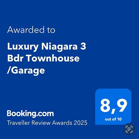 Luxury Niagara 3 Bdr Townhouse /Garage Lägenhet Exteriör bild